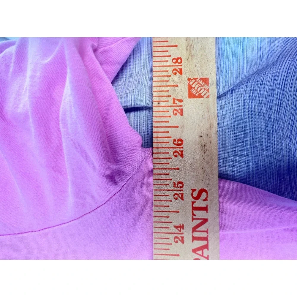 Polo Ralph Lauren Mens Pink V-Neck T-Shirt XLT Tall Blue Pony Logo Cotton Tee